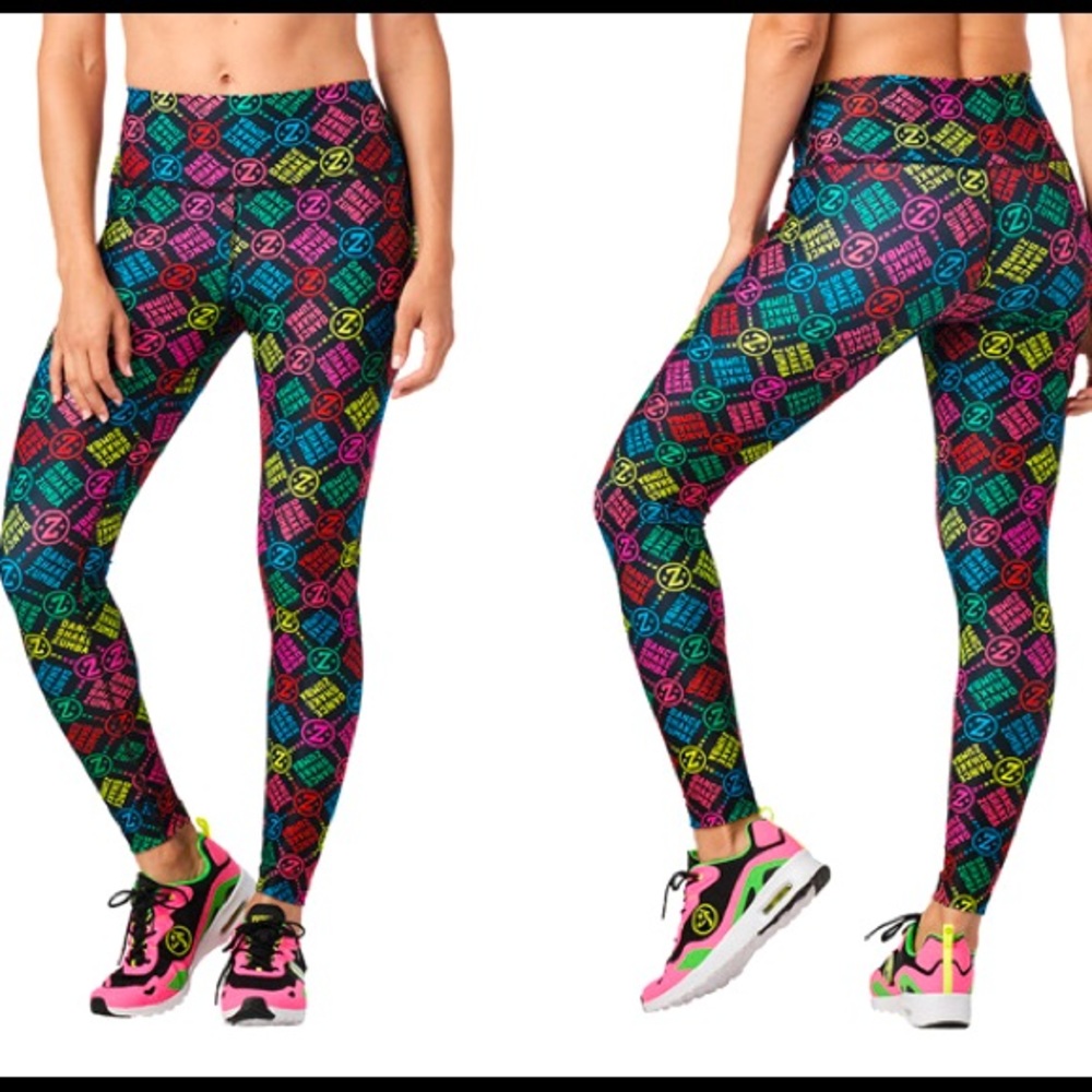 Z Zumba High Waisted Ankle Leggings